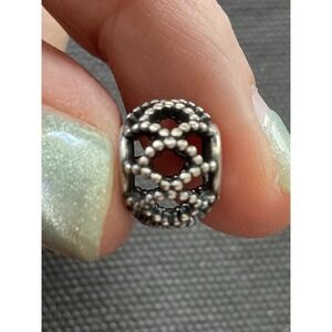 Pandora Wanderlust Openwork Beaded Charm ALE 925 Sterling Silver